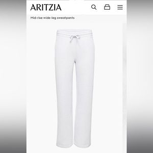 Aritzia wide leg sweatpants
